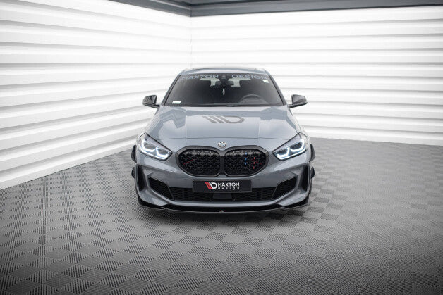 Frontlippe V.3 passend für BMW 1er M-Paket/ M135i / 128ti F40 schwarz Hochglanz