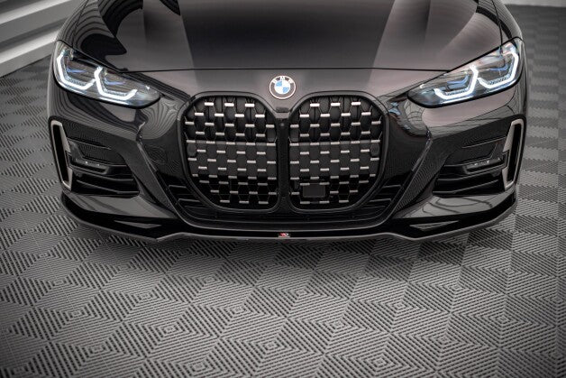 Frontlippe V.3 passend für BMW 4er M-Paket / M440i G22 / G23 / G22 FL / G23 FL schwarz Hochglanz