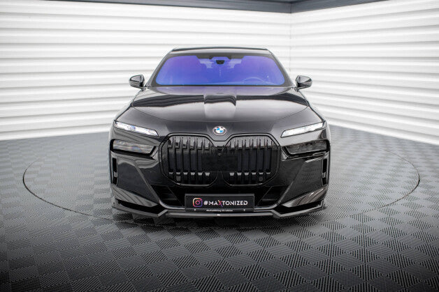 Frontlippe V.3 passend für BMW 7 M-Paket / M760e / i7 M-Paket G70 schwarz Hochglanz