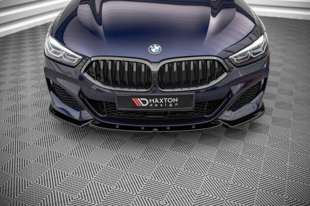 Frontlippe V.3 passend für BMW 8 Coupe G15 / 8 Gran Coupe M Paket G16 schwarz Hochglanz
