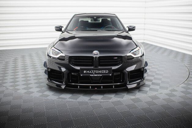 Frontlippe V.3 passend für BMW M2 G87 schwarz Hochglanz