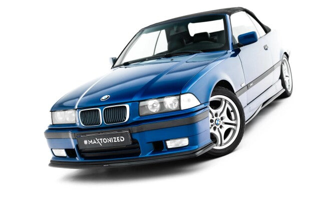 Frontlippe V.3 passend für BMW M3 / 3 M-Paket Coupe / Cabrio E36 schwarz Hochglanz