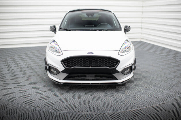 Frontlippe V.3 passend für Ford Fiesta Mk8 ST / ST-Line schwarz Hochglanz