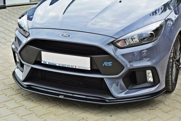 Frontlippe V.3 passend für Ford Focus RS Mk3 schwarz Hochglanz