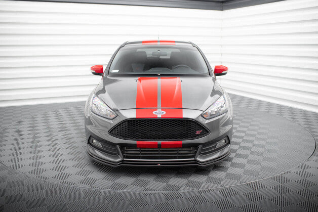Frontlippe V.3 passend für Ford Focus ST Mk3 FL schwarz Hochglanz