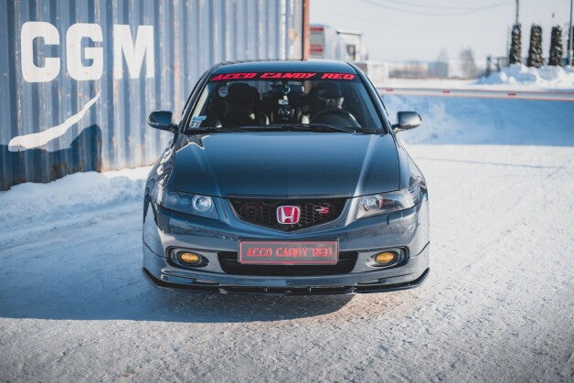 Frontlippe V.3 passend für Honda Accord Mk7 Type-S schwarz Hochglanz