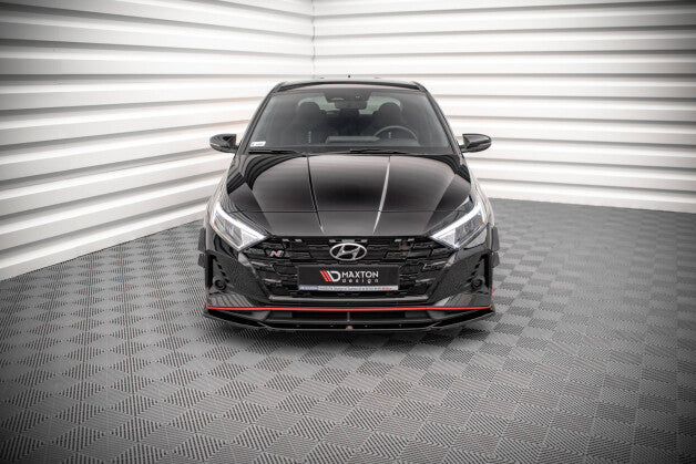 Frontlippe V.3 passend für Hyundai I20 N Mk3 schwarz Hochglanz