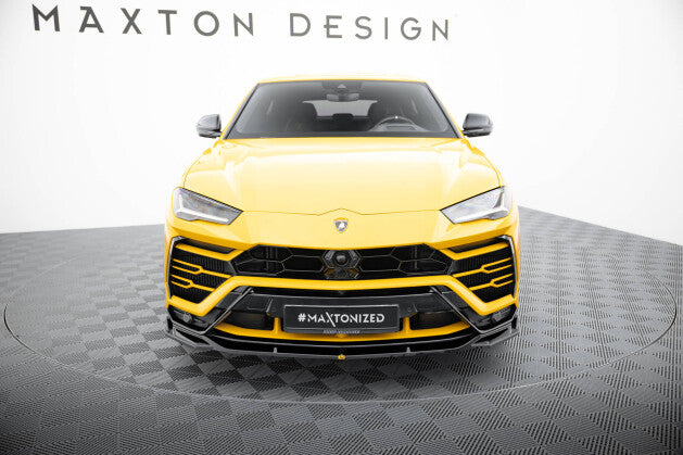 Frontlippe V.3 passend für Lamborghini Urus Mk1 schwarz Hochglanz