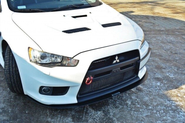 Frontlippe V.3 passend für Mitsubishi Lancer Evo X schwarz matt