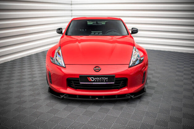 Frontlippe V.3 passend für Nissan 370Z FL schwarz Hochglanz