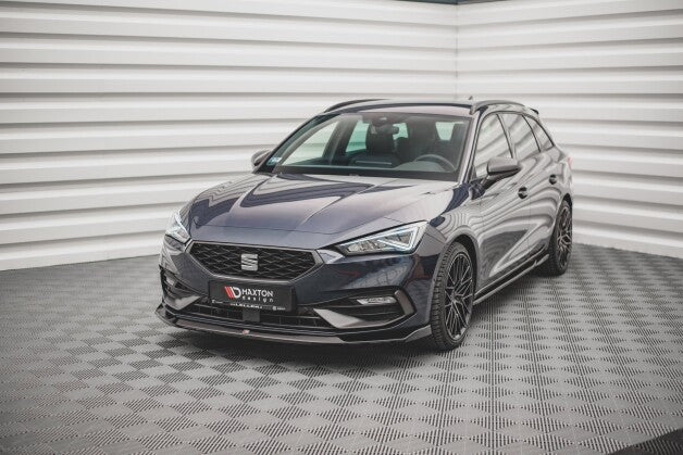 Frontlippe V.3 passend für Seat Leon FR Mk4 schwarz Hochglanz (4255647810352)