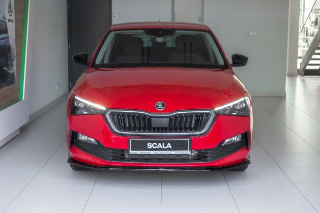 Frontlippe V.3 passend für Skoda Scala schwarz Hochglanz
