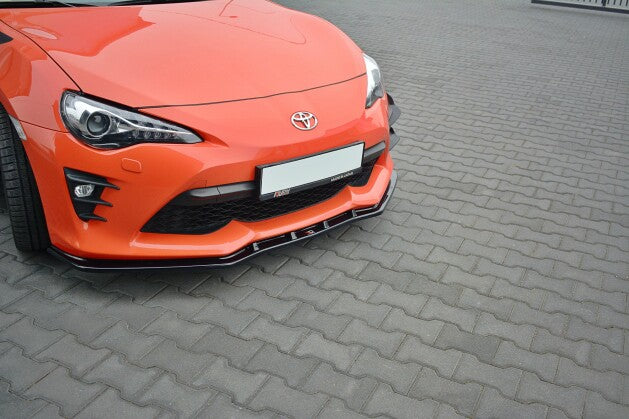 Frontlippe V.3 passend für Toyota GT86 FL schwarz Hochglanz