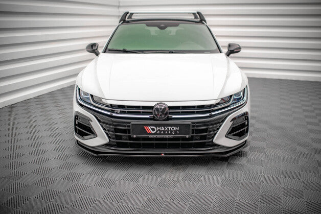 Frontlippe V.3 passend für VW Arteon R Limousine / Shooting Brake Mk1 FL schwarz Hochglanz