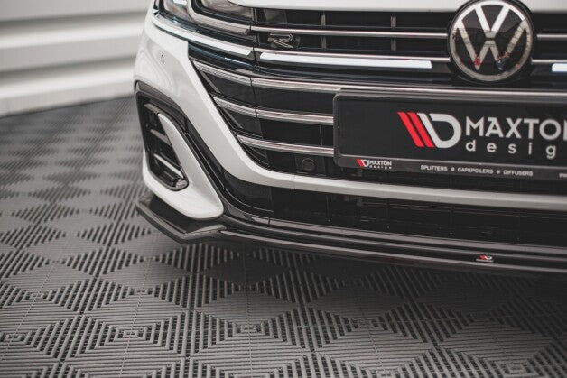 Frontlippe V.3 passend für VW Arteon R-Line Limousine / Shooting Brake Mk1 FL schwarz Hochglanz