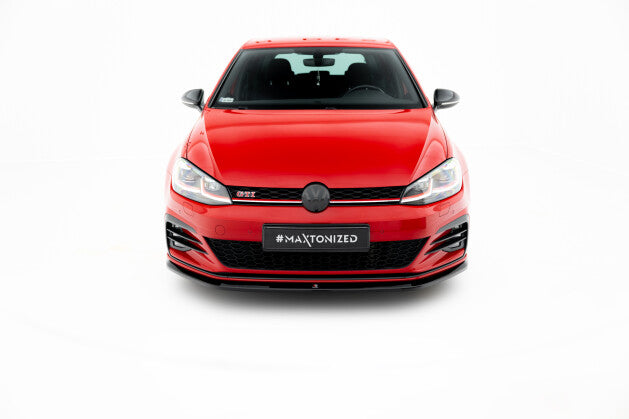 Frontlippe V.3 passend für VW Golf GTI Mk7 FL schwarz Hochglanz