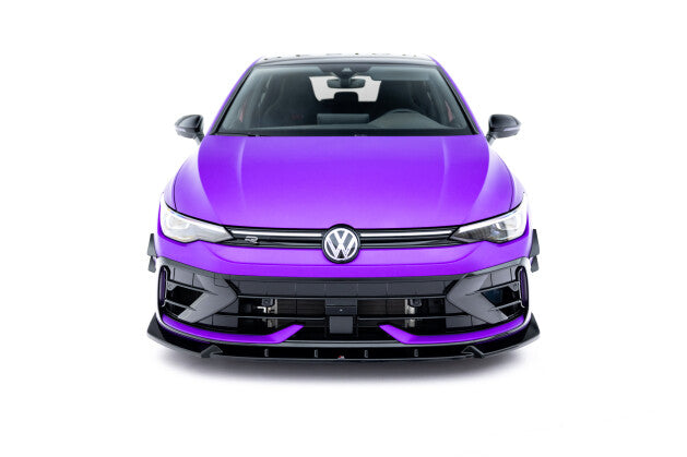 Frontlippe V.3 passend für VW Golf R Variant Mk8 FL schwarz Hochglanz