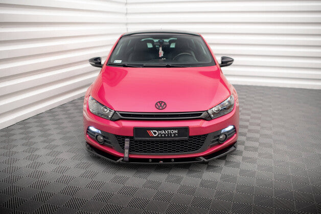 Frontlippe V.3 passend für VW Scirocco Mk3 schwarz Hochglanz