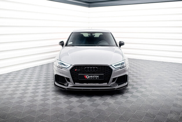 Frontlippe V.4 passend für Audi RS3 8V FL Sportback schwarz Hochglanz