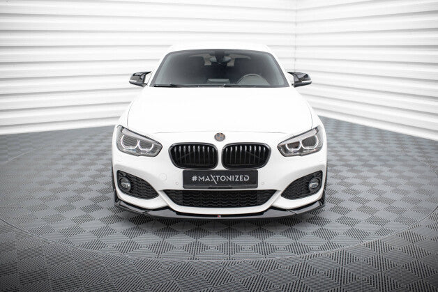 Frontlippe V.4 passend für BMW 1er M-Paket / M140i F20 FL schwarz Hochglanz