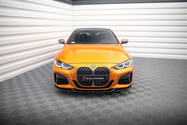Frontlippe V.4 passend für BMW 4er M-Paket / M440i G22 / G23 / G22 FL / G23 FL schwarz Hochglanz