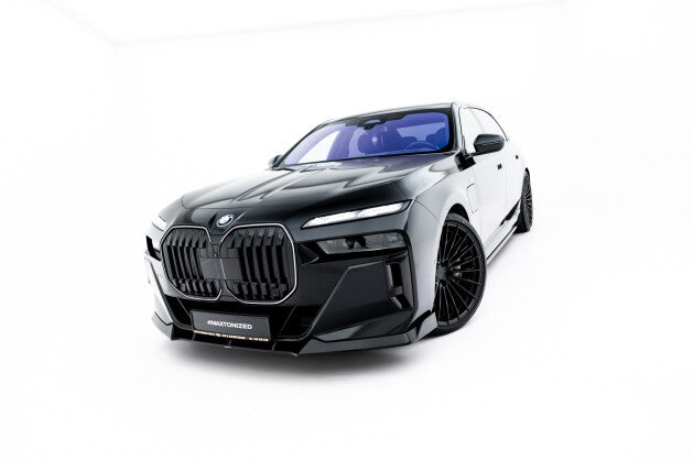 Frontlippe V.4 passend für BMW 7 M-Paket / M760e / i7 M-Paket G70 schwarz Hochglanz