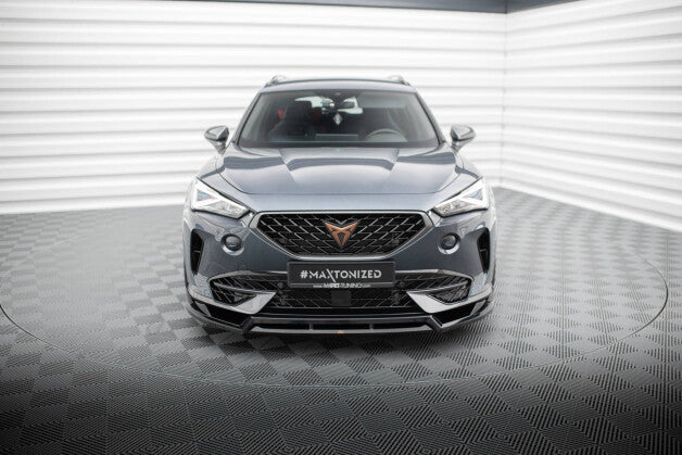 Frontlippe V.4 passend für CUPRA Formentor Mk1 schwarz Hochglanz