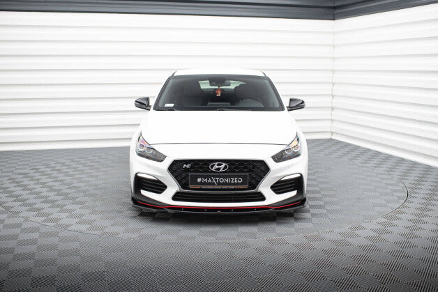 Frontlippe V.4 passend für Hyundai I30 N Mk3 Hatchback/ Fastback schwarz Hochglanz