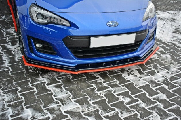 Frontlippe V.4 passend für Subaru BRZ Mk1 FL rot Hochglanz