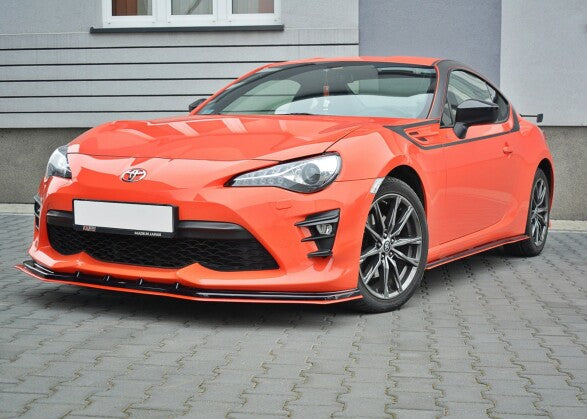 Frontlippe V.4 passend für Toyota GT86 FL schwarz Hochglanz