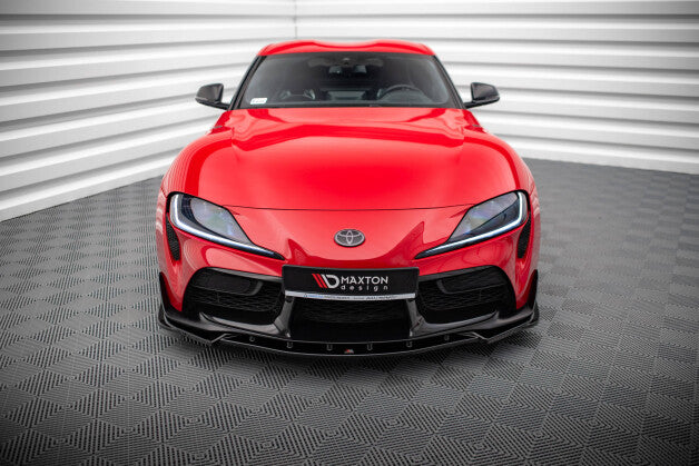Frontlippe V.4 passend für Toyota Supra Mk5 schwarz Hochglanz