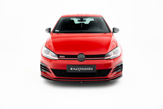 Frontlippe V.4 passend für VW Golf GTI Mk7 FL schwarz Hochglanz