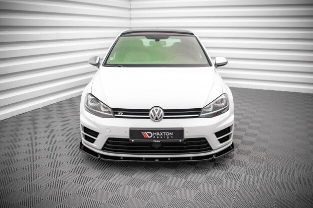 Frontlippe V.4 passend für VW Golf R / R-Line Mk7 schwarz Hochglanz