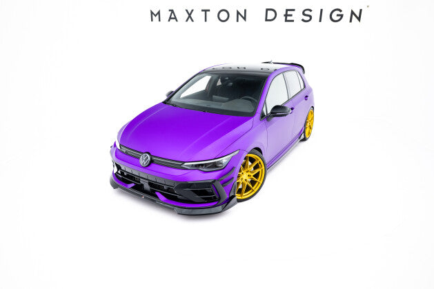 Frontlippe V.4 passend für VW Golf R Variant Mk8 FL schwarz Hochglanz