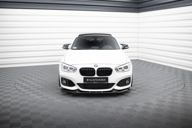 Frontlippe V.5 passend für BMW 1er M-Paket / M140i F20 FL schwarz Hochglanz
