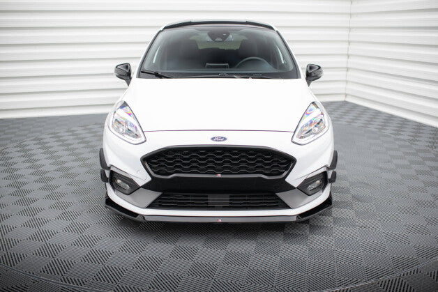 Frontlippe V.5 passend für Ford Fiesta Mk8 ST / ST-Line schwarz Hochglanz