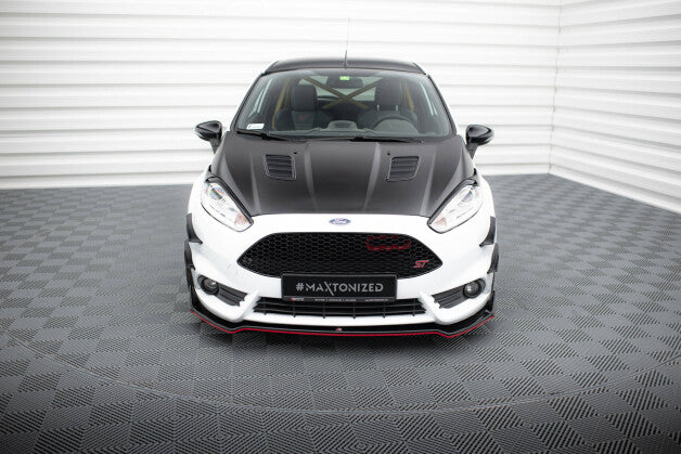 Frontlippe V.5 passend für Ford Fiesta ST Mk7 FL schwarz Hochglanz