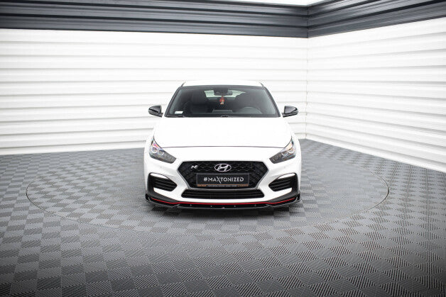 Frontlippe V.5 passend für Hyundai I30 N Mk3 Hatchback/ Fastback schwarz Hochglanz