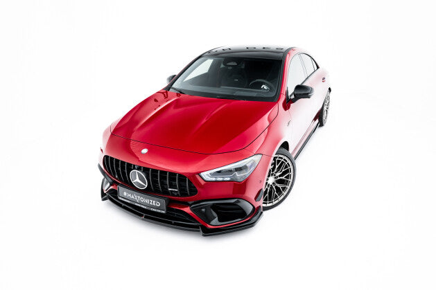 Frontlippe V.5 passend für Mercedes-AMG CLA 45 Aero C118 schwarz Hochglanz