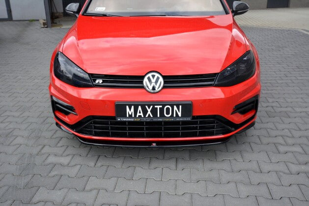 Frontlippe V.5 passend für VW Golf 7 R / R-Line FL schwarz matt