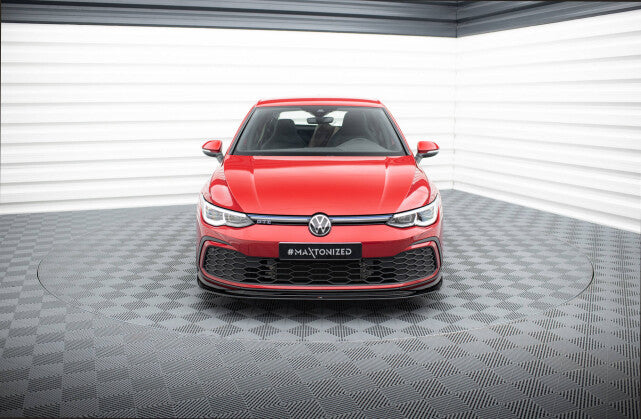 Frontlippe V.5 passend für VW Golf GTI / GTE / GTD / R-Line Mk8 schwarz Hochglanz