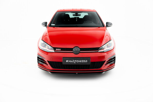 Frontlippe V.5 passend für VW Golf GTI Mk7 FL schwarz Hochglanz
