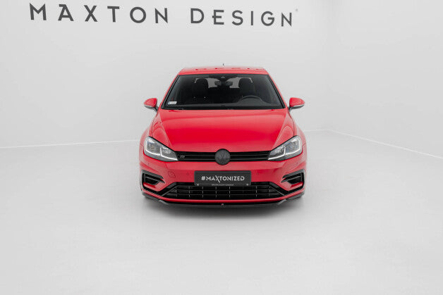 Frontlippe V.5 passend für VW Golf R / R-Line Mk7 FL schwarz Hochglanz
