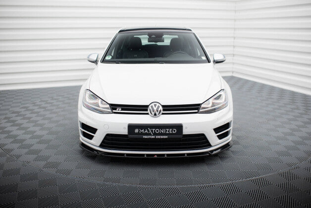 Frontlippe V.5 passend für VW Golf R / R-Line Mk7 schwarz Hochglanz
