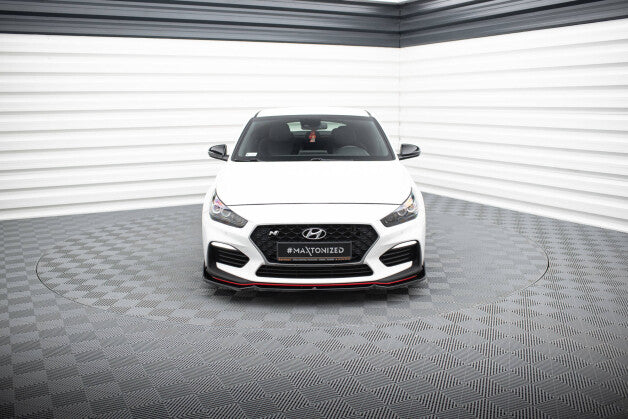 Frontlippe V.6 + Flaps passend für Hyundai I30 N Mk3 Hatchback/Fastback