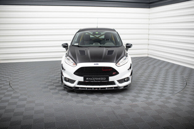 Frontlippe V.6 passend für Ford Fiesta ST Mk7 FL schwarz Hochglanz