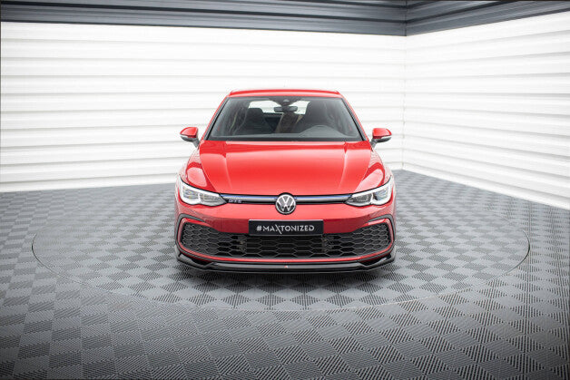 Frontlippe V.6 passend für VW Golf GTI / GTE / GTD / R-Line Mk8 schwarz Hochglanz