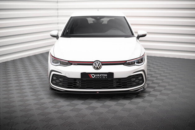 Frontlippe V.7 passend für VW Golf GTI / GTE / GTD / R-Line Mk8 schwarz Hochglanz