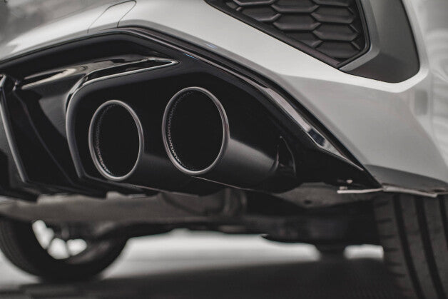 Heckansatz Diffusor + Endrohre passend für Audi A3 S-Line Sportback 8Y