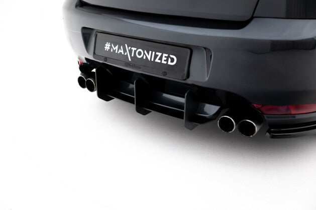 Heckansatz Diffusor passend für Alfa Romeo GT schwarz matt